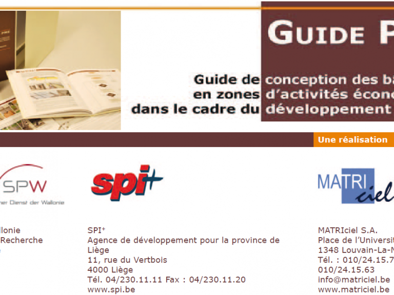 Conception durable PME en Région Wallonne