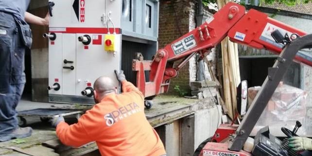 ©Zinneke asbl - Récupération d'un groupe de ventilation