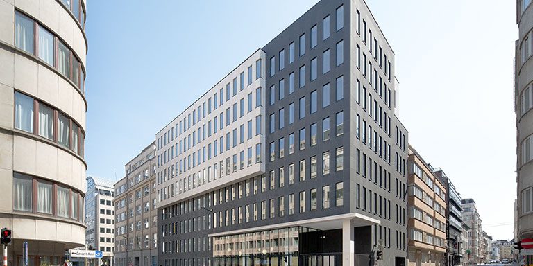 ©Archi2000 – Immeuble de bureaux ”Belliard 65” Niveau BREEAM "Excellent"