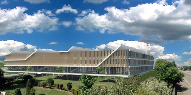 © archipelago | baev – Siège social d’ORES à Gosselies Bâtiment NZEB pour ORES,