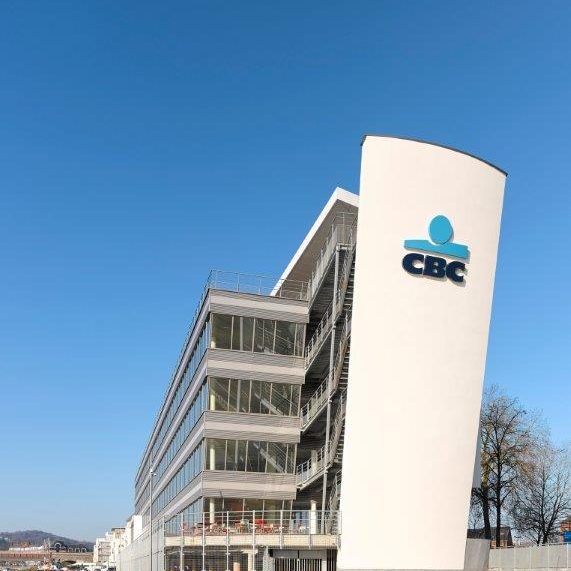 ©CBC – Siège CBC Banque & Assurance à Namur Gestion de l'eau et mobilité douce font partie de la réflection du projet