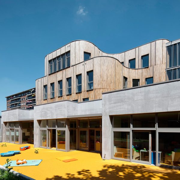 © R2D2 Architecture – Crèche Rue VLogaert – Saint-Gilles Crèche passive à Bruxelles