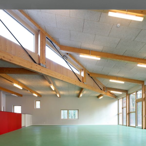© Filip Dujardin – B2Ai Human Centered Architecture – Crèche Nivelles Optimisation de la lumière naturelle
