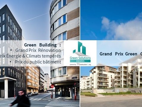 2018 - Award bâtiment et Award Quartier durable
