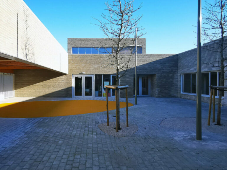 Construction du nouvel IESS "Le Trèfle" à Chièvres