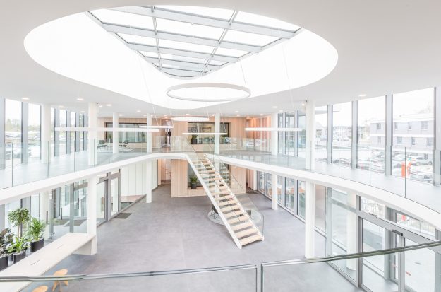 ©Thomas&Piron – Bâtiment Energie Positive – Conseils énergie, environnement par MATRIciel ©Thomas&Piron - Eclairage naturel pour le confort des usagers du bâtiment