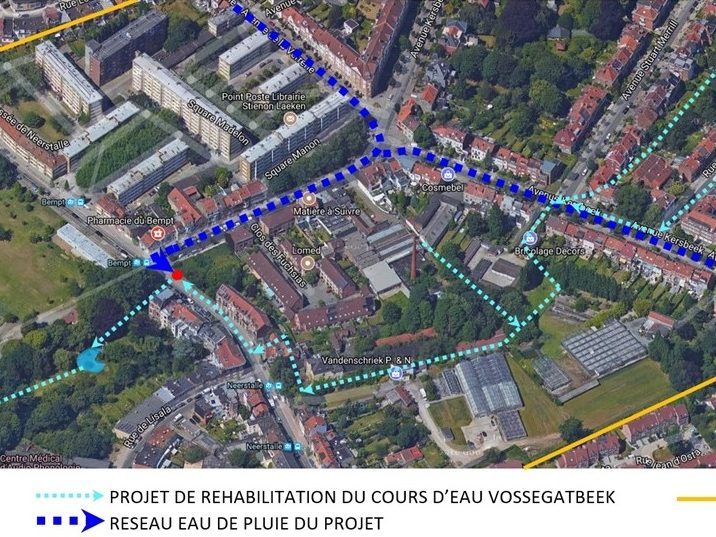 Réamanagement de voiries & espace public à Forest