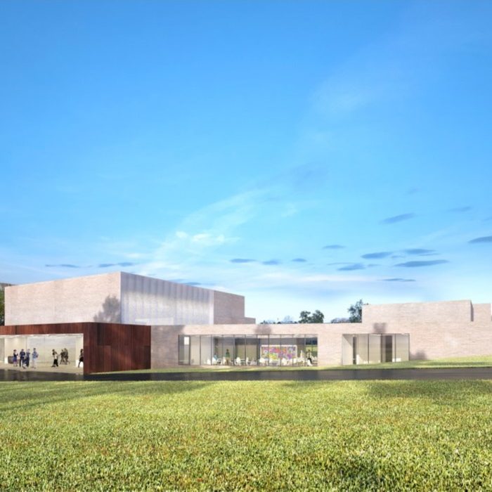 Construction du nouvel IESS "Le Trèfle" à Chièvres