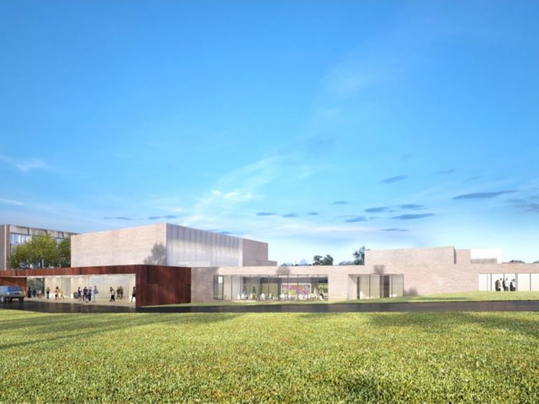 Construction du nouvel IESS "Le Trèfle" à Chièvres