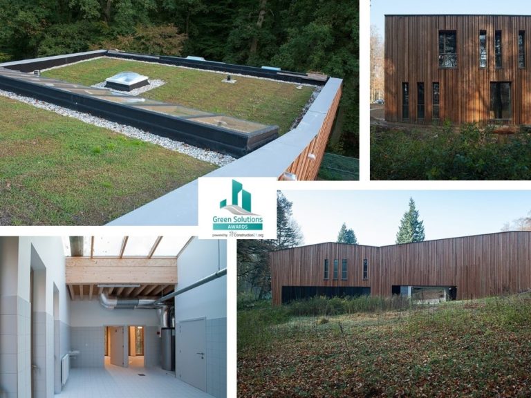 Brigades forestières (Soignes), lauréat des Green Solutions Awards 2019 : un projet réalisé par les architectes de B612 et MATRIciel