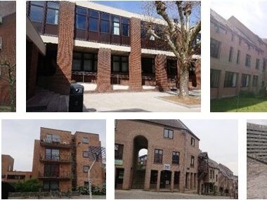 Bâtiments UCL étudiés - Stratégie réno 0 Carbone