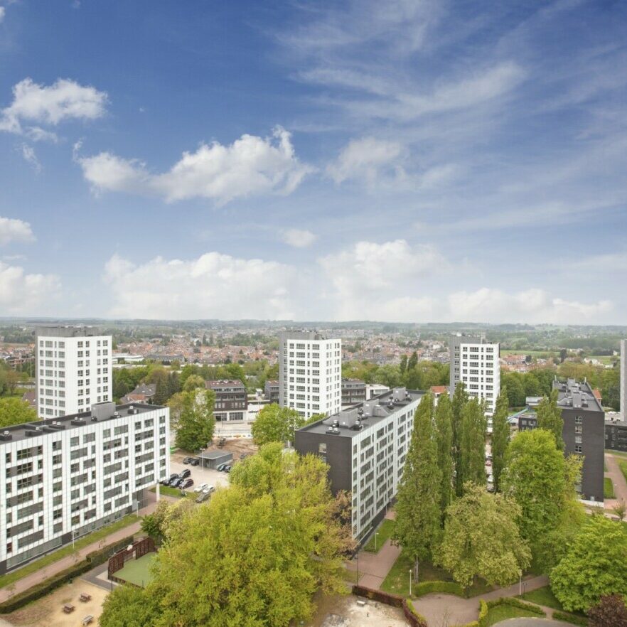 Vue de la Cité Modèle à Laeken
