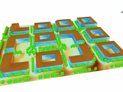 Modélisation d'un espace urbain avec OneClickLCA