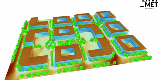 Modélisation d'un espace urbain avec OneClickLCA