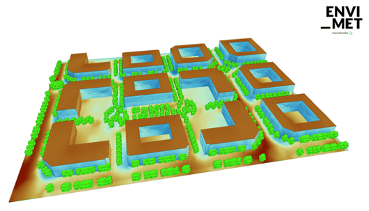 Modélisation d'un espace urbain avec OneClickLCA