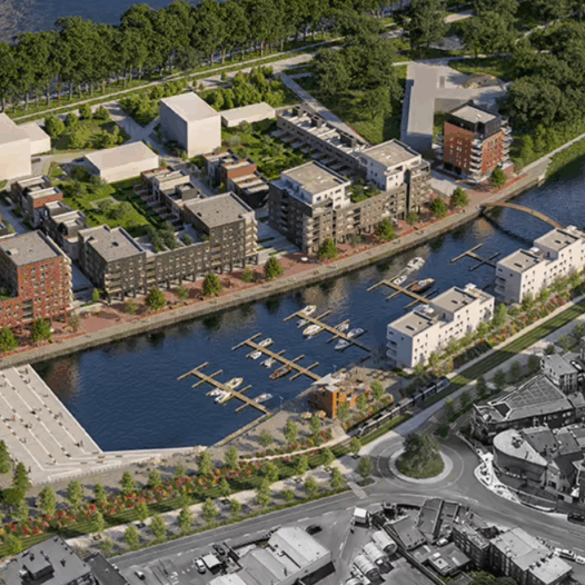 Site Coronmeuse - projet Neolegia - Vue de haut