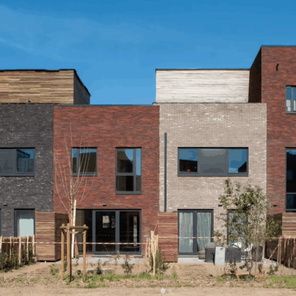 Site Coronmeuse - projet Neolegia - Vue maisons